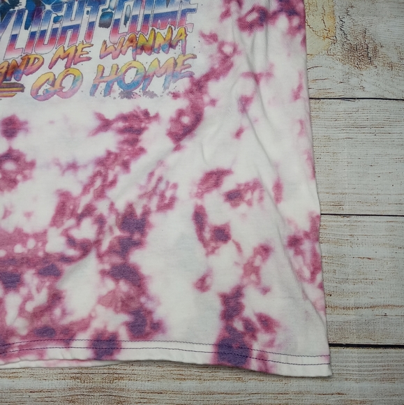 Bleached Retro Purple Beetlejuice Shirt - Picture 7 of 8